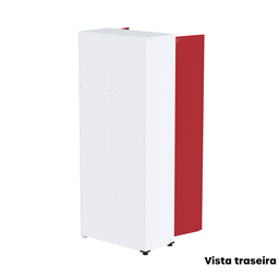 Armário de Aço 2 Portas 4 Prateleiras com Chave AP409SL - 18