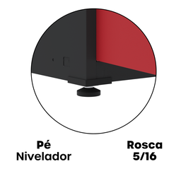 Armário de Aço 2 Portas 4 Prateleiras com Chave AP409SL - 12