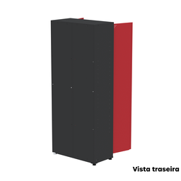 Armário de Aço 2 Portas 4 Prateleiras com Chave AP409SL - 18