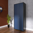 Ver imagem 2 de Armário de Aço 2 Portas 4 Prateleiras com Chave AP409SL