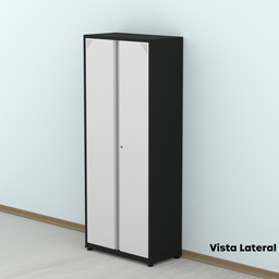Armário de Aço 2 Portas 4 Prateleiras com Chave AP409SL - 16