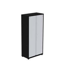 Armário de Aço 2 Portas 4 Prateleiras com Chave AP409SL - 4