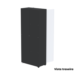 Armário de Aço 2 Portas 4 Prateleiras com Chave AP409SL - 18
