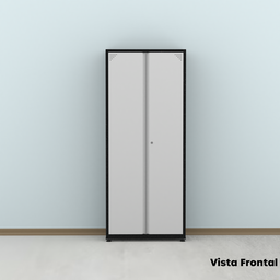 Armário de Aço 2 Portas 4 Prateleiras com Chave AP409SL - 15