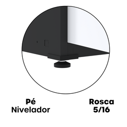 Armário de Aço 2 Portas 4 Prateleiras com Chave AP409SL - 12