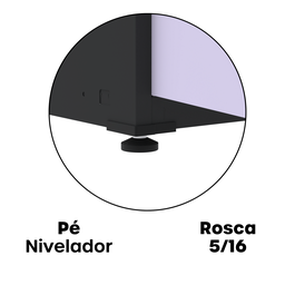 Armário de Aço 2 Portas 4 Prateleiras com Chave AP409SL - 12