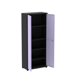 Armário de Aço 2 Portas 4 Prateleiras com Chave AP409SL - 3