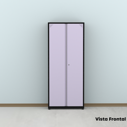 Armário de Aço 2 Portas 4 Prateleiras com Chave AP409SL - 15