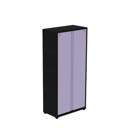 Armário de Aço 2 Portas 4 Prateleiras com Chave AP409SL - 4