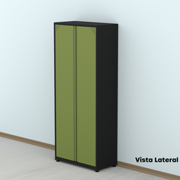 Armário de Aço 2 Portas 4 Prateleiras com Chave AP409SL - 16