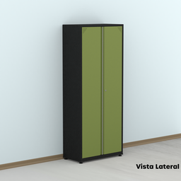 Armário de Aço 2 Portas 4 Prateleiras com Chave AP409SL - 17