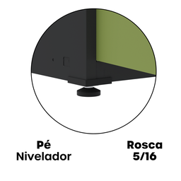 Armário de Aço 2 Portas 4 Prateleiras com Chave AP409SL - 12