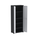 Ver imagem 3 de Armário de Aço 2 Portas 4 Prateleiras com Chave AP409SL