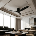 Ver imagem 3 de Ventilador Teto Preto Controle Remoto Silencioso 3 Pás