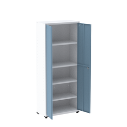 Armário de Aço 2 Portas 4 Prateleiras com Chave AP409SL - 3