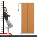 Ver imagem 6 de Armário de Aço 2 Portas 4 Prateleiras com Chave AP409SL