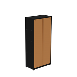 Armário de Aço 2 Portas 4 Prateleiras com Chave AP409SL - 4