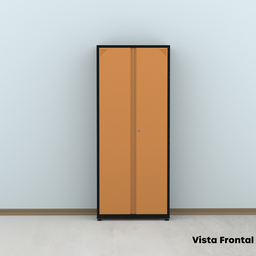 Armário de Aço 2 Portas 4 Prateleiras com Chave AP409SL - 15