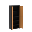 Ver imagem 3 de Armário de Aço 2 Portas 4 Prateleiras com Chave AP409SL