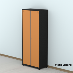 Armário de Aço 2 Portas 4 Prateleiras com Chave AP409SL - 16