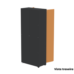 Armário de Aço 2 Portas 4 Prateleiras com Chave AP409SL - 18