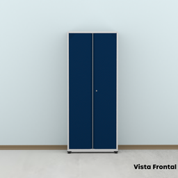 Armário de Aço 2 Portas 4 Prateleiras com Chave AP409SL - 15