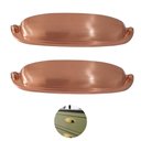Ver imagem 1 de Puxador Concha Cobre Escovado Stilo Gruppa 128mm 2 Unidades
