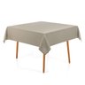 Toalha de Mesa Sempre Limpa Jacquard 8 Lugares 1,80m X 1,80m Caetano Cinza Karsten 35526 - 1