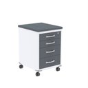 Ver imagem 2 de Gaveteiro Volante 4 Gavetas Gv04p25tub