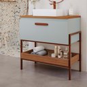 Ver imagem 1 de Gabinete para Banheiro com Cuba Hana Espresso Móveis