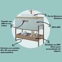 Ver imagem 6 de Gabinete para Banheiro com Cuba Hana Espresso Móveis