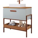 Ver imagem 3 de Gabinete para Banheiro com Cuba Hana Espresso Móveis