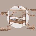 Ver imagem 6 de Gabinete para Banheiro com Cuba Hana Espresso Móveis