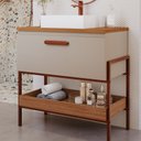 Ver imagem 1 de Gabinete para Banheiro com Cuba Hana Espresso Móveis