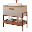 Ver imagem 3 de Gabinete para Banheiro com Cuba Hana Espresso Móveis