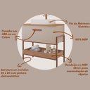 Ver imagem 4 de Gabinete para Banheiro com Cuba Hana Espresso Móveis Bege/Cappuccino