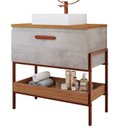 Ver imagem 3 de Gabinete para Banheiro com Cuba Hana Espresso Móveis