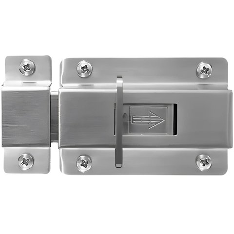 Ferrolho Fecho Tarjeta Fechadura Livre e Ocupado Inox Escovado | Silvana