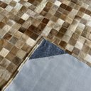 Ver imagem 3 de Tapete de couro bege 2,00x3,00 sem bordas peça 5x5cm