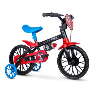 Bicicleta Infantil Aro 12 com Garrafinha e Rodinhas | Nathor Mechanic