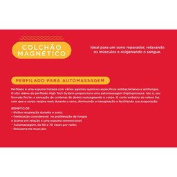 Colchão Queen Kappesberg Molas MasterPocket Ensacadas Magnético c/ Infravermelho Longo Terapêutico Bio - 6
