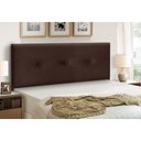 Ver imagem 1 de Cabeceira Estofados Solteiro Quarto 90cm Mariana Suede Marrom Madelina Decor