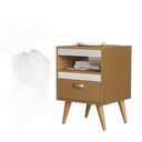 Ver imagem 1 de Kit 02 Mesas de Cabeceira Sal- Cedro C/ Off