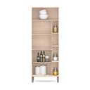 Ver imagem 2 de Armario Paneleiro Cozinha Microondas e Forno 2 Portas Viv Luz Kits Paraná - Fresno/oliva