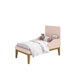 Quarto de Bebê Elfe com Guarda-roupa 4 Portas, Cômoda com Porta e Berço Minicama Noah Rosa Reller - 7