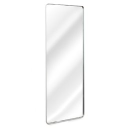 Espelho Retangular Corpo Inteiro C/ Moldura 170 X 70 Grande:prata - 1