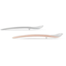 Kit Duas Colheres Silicone Skip Hop Easy-Feed Cinza e Coral - 3