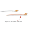 Kit Duas Colheres Silicone Skip Hop Easy-Feed Cinza e Coral - 2