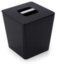Ver imagem 2 de Lixeira de Pia 5l Quadrada Neo Banheiro Puxador em Aço Inox:preto