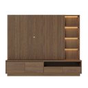 Ver imagem 5 de Estante Home Theater com Led para Tvs até 82 Polegadas Cancun